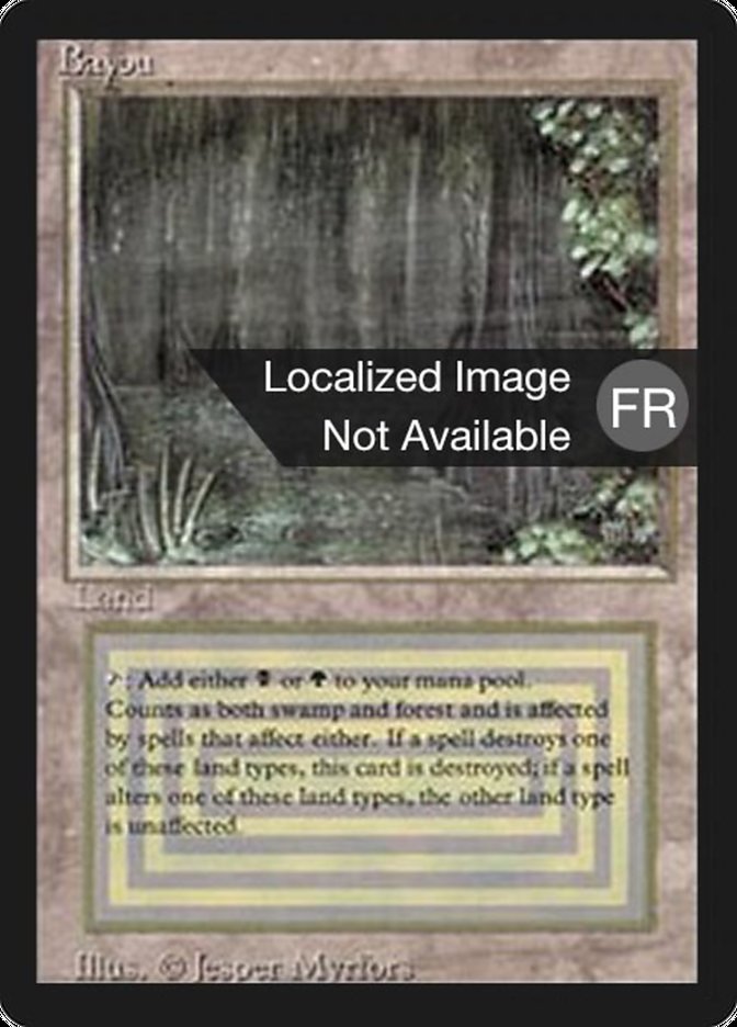 Bayou [Foreign Black Border] | Devastation Store