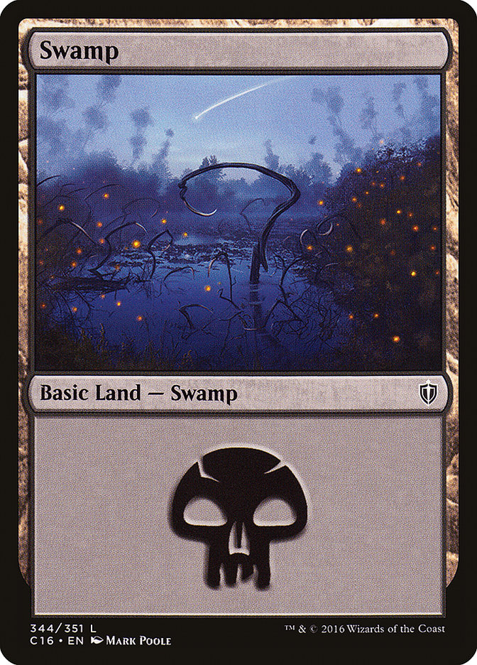 Swamp (344) [Commander 2016] | Devastation Store