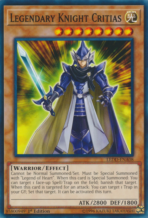 Legendary Knight Critias [LEDD-ENA08] Common | Devastation Store