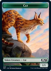 Cat (020) // Soldier Double-sided Token [Core Set 2021 Tokens] | Devastation Store