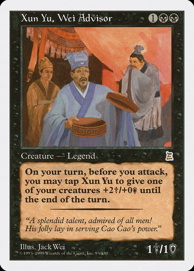 Xun Yu, Wei Advisor [Portal Three Kingdoms] | Devastation Store