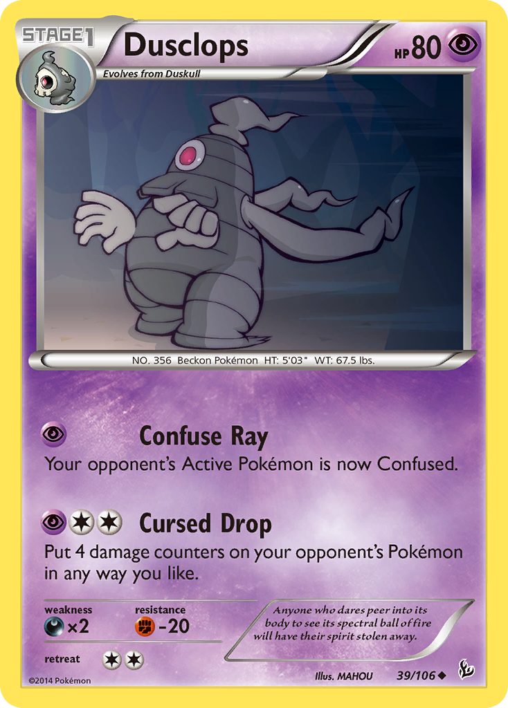 Dusclops (39/106) [XY: Flashfire] | Devastation Store