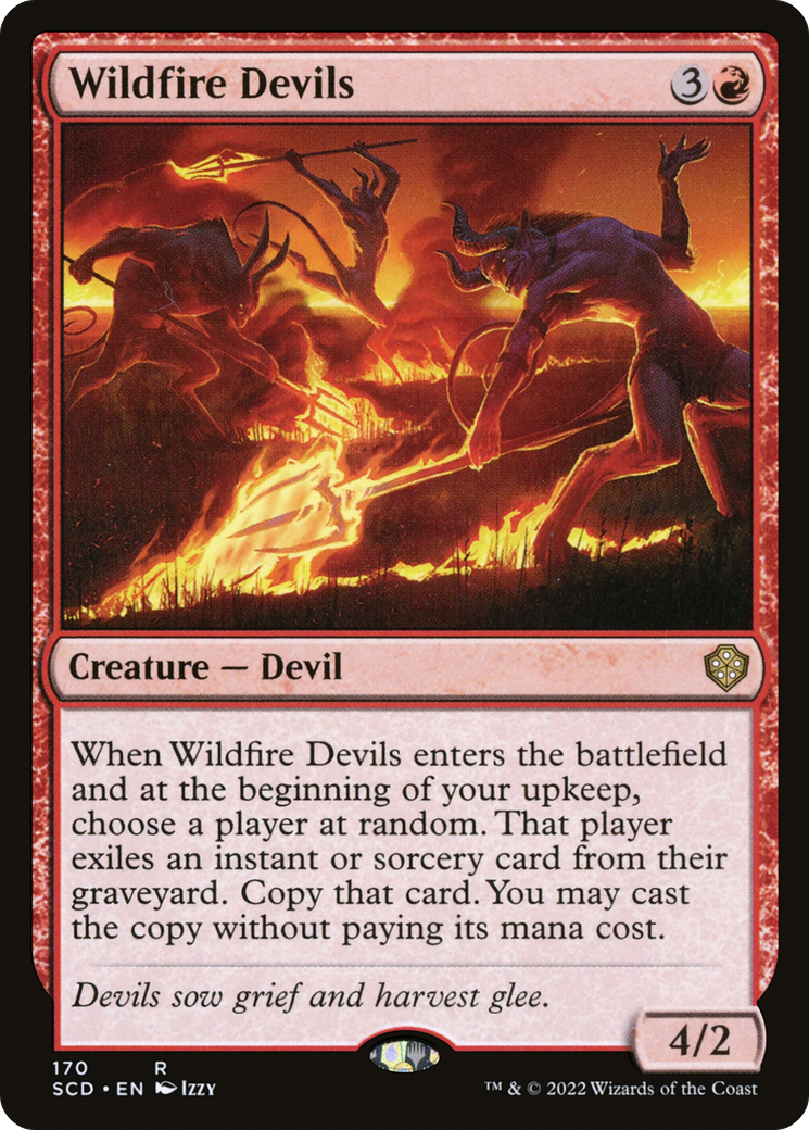 Wildfire Devils [Starter Commander Decks] | Devastation Store