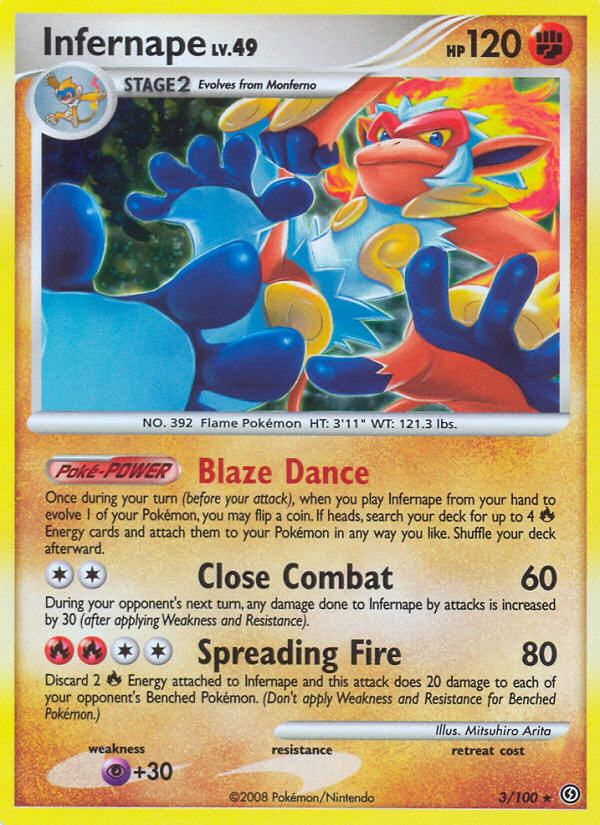 Infernape (3/100) [Diamond & Pearl: Stormfront] | Devastation Store