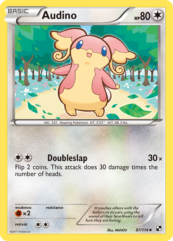 Audino (87/114) [Black & White: Base Set] | Devastation Store