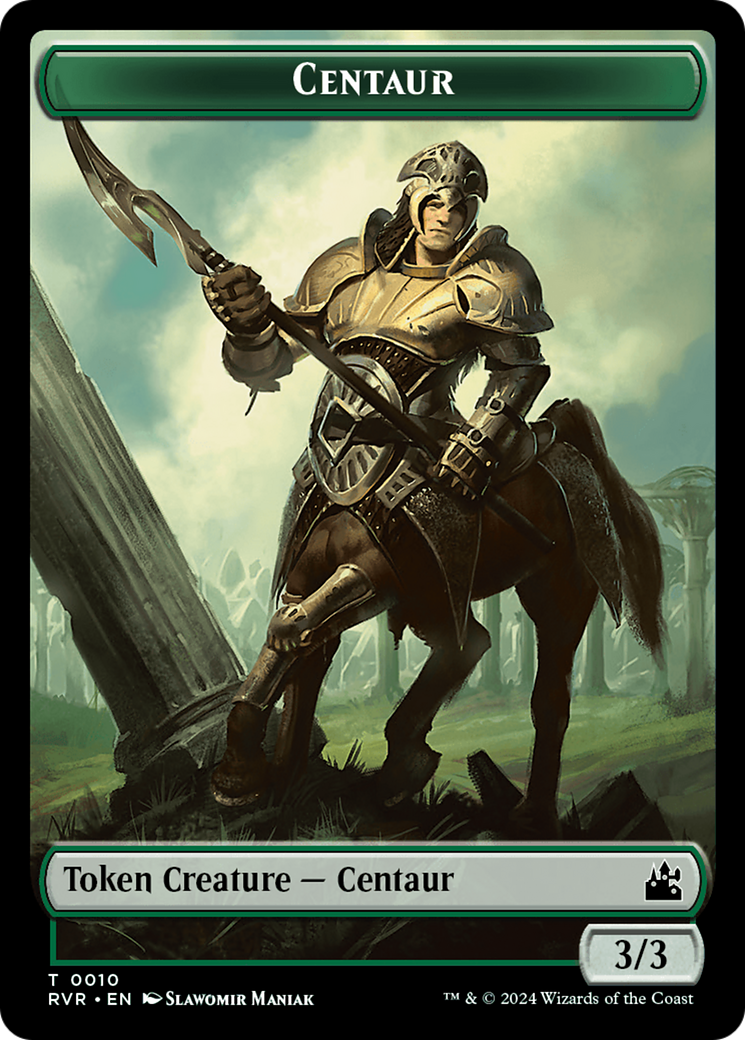 Centaur Token [Ravnica Remastered Tokens] | Devastation Store