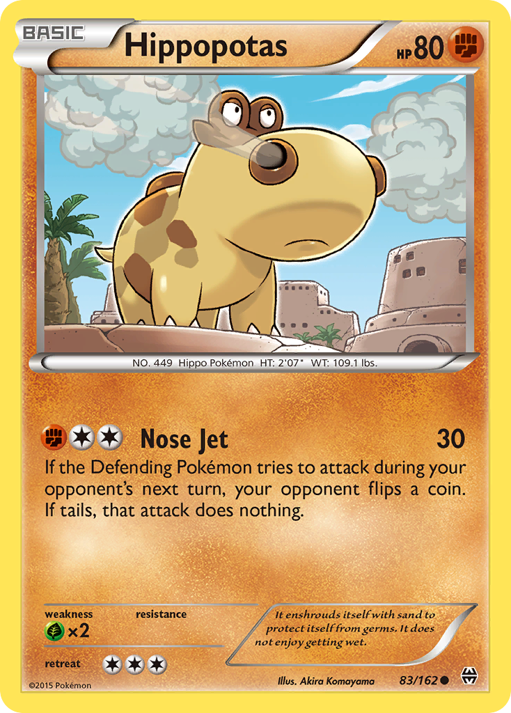 Hippopotas (83/162) [XY: BREAKthrough] | Devastation Store