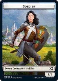 Soldier // Squirrel Double-sided Token [Double Masters Tokens] | Devastation Store