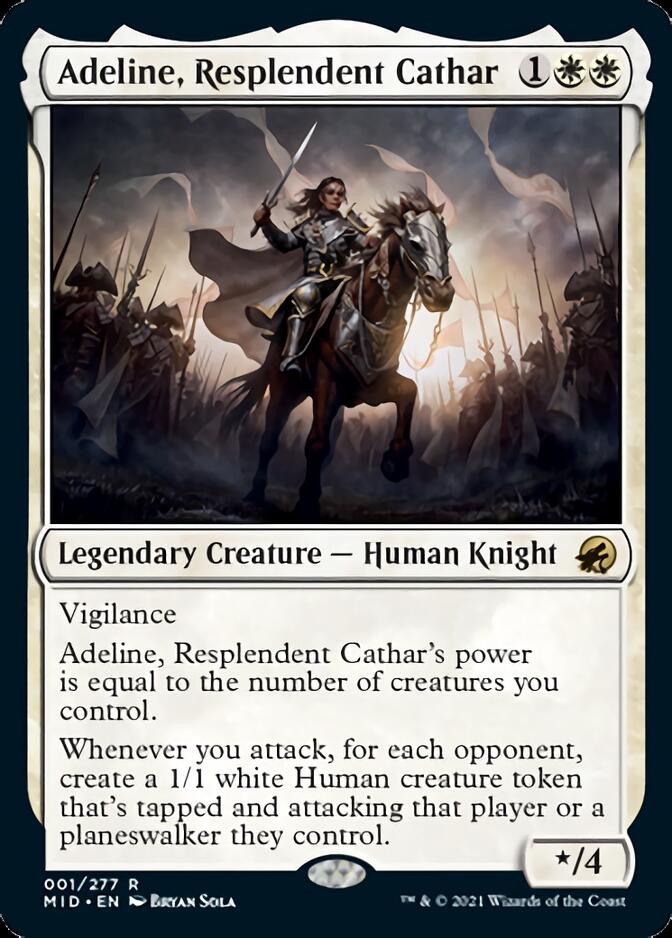 Adeline, Resplendent Cathar [Innistrad: Midnight Hunt] | Devastation Store