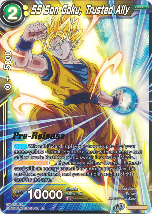 SS Son Goku, Trusted Ally (BT13-095) [Supreme Rivalry Prerelease Promos] | Devastation Store