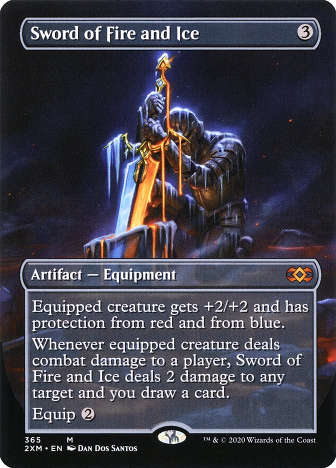 Sword of Fire and Ice (Toppers) [Double Masters Extended Art] | Devastation Store