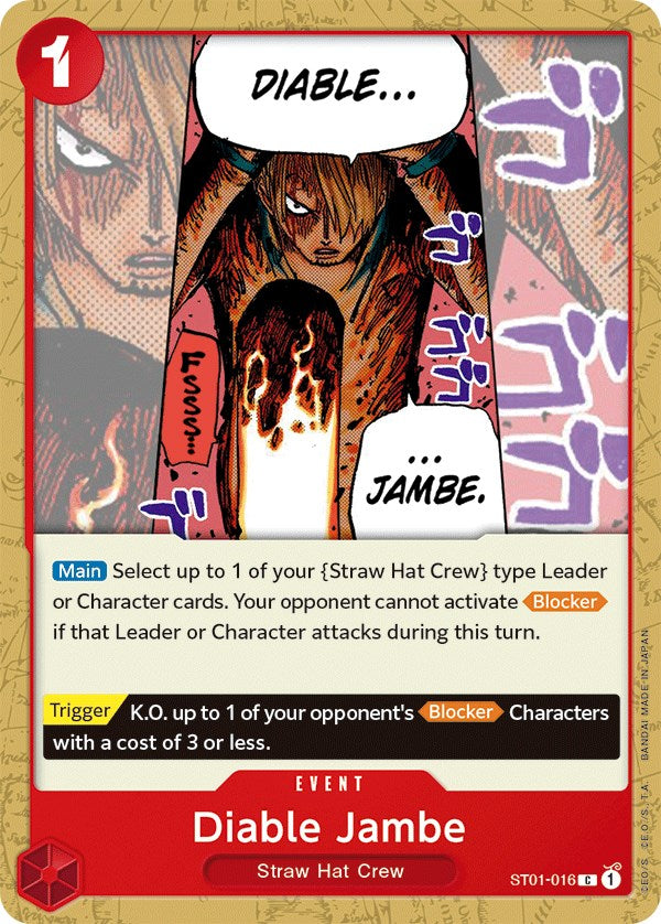 Diable Jambe [Starter Deck: Straw Hat Crew] | Devastation Store