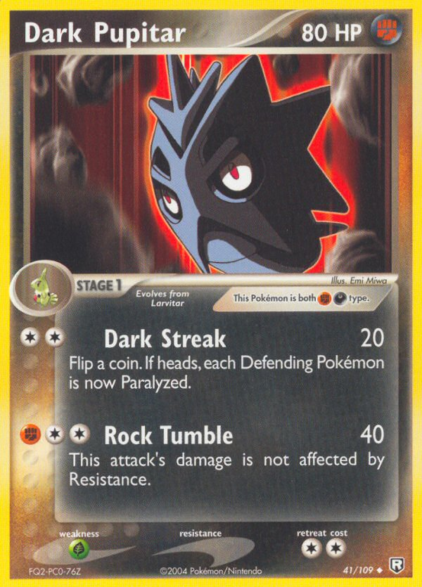 Dark Pupitar (41/109) [EX: Team Rocket Returns] | Devastation Store