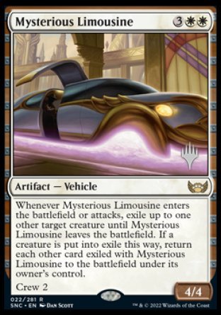 Mysterious Limousine (Promo Pack) [Streets of New Capenna Promos] | Devastation Store