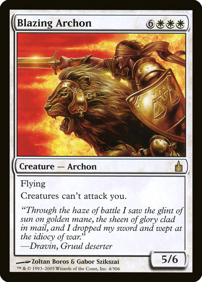 Blazing Archon [Ravnica: City of Guilds] | Devastation Store