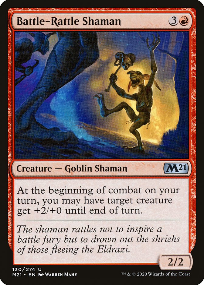 Battle-Rattle Shaman [Core Set 2021] | Devastation Store