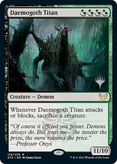 Daemogoth Titan (Promo Pack) [Strixhaven: School of Mages Promos] | Devastation Store