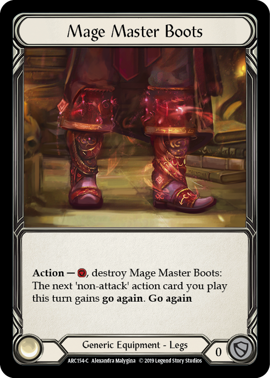Mage Master Boots [ARC154-C] 1st Edition Normal - Devastation Store | Devastation Store