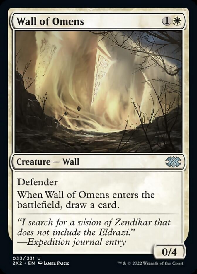 Wall of Omens [Double Masters 2022] | Devastation Store
