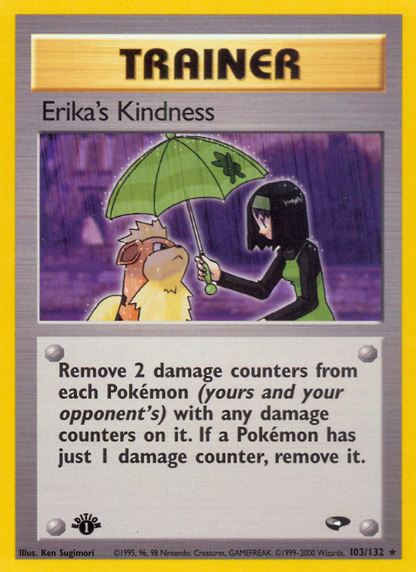 Erika's Kindness (103/132) [Gym Challenge 1st Edition] | Devastation Store