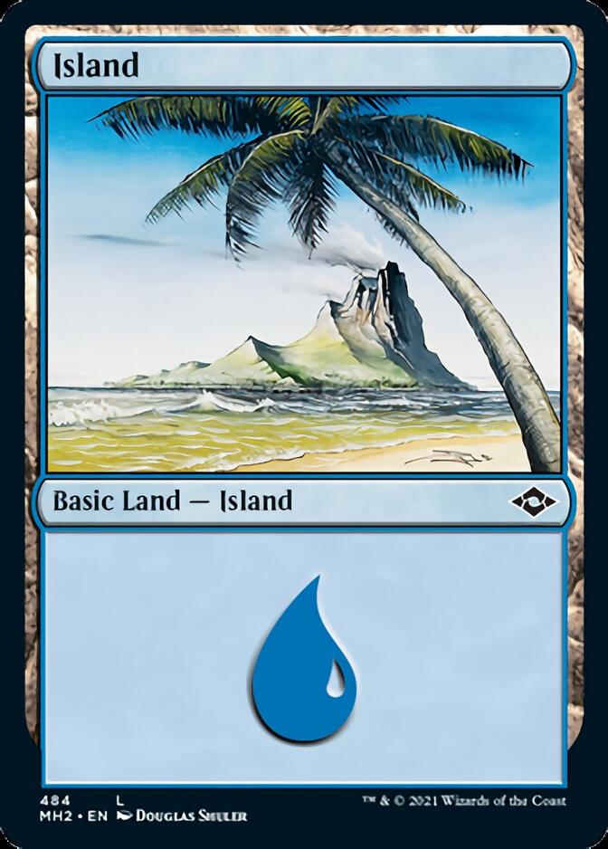 Island (484) (Foil Etched) [Modern Horizons 2] | Devastation Store