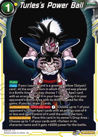 Turles's Power Ball [BT15-118] | Devastation Store