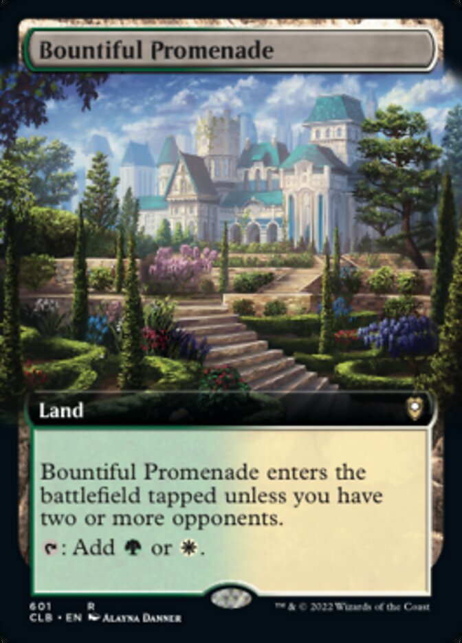 Bountiful Promenade (Extended Art) [Commander Legends: Battle for Baldur's Gate] | Devastation Store