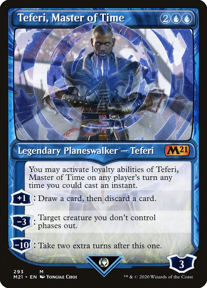 Teferi, Master of Time (Showcase) [Core Set 2021] | Devastation Store