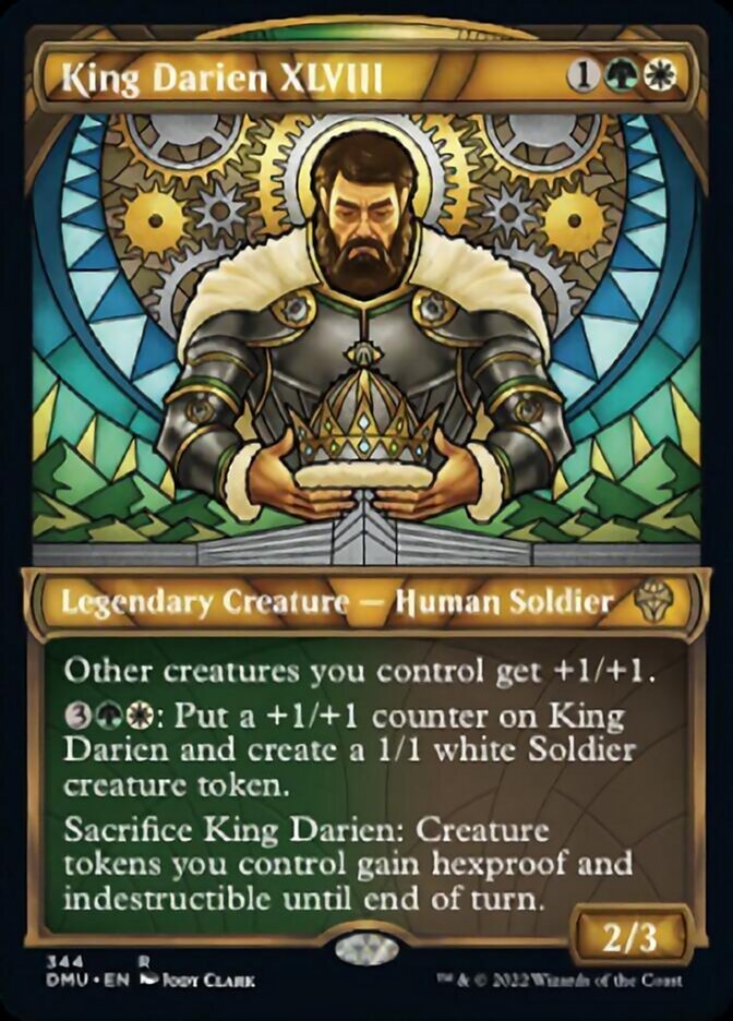 King Darien XLVIII (Showcase Textured) [Dominaria United] | Devastation Store