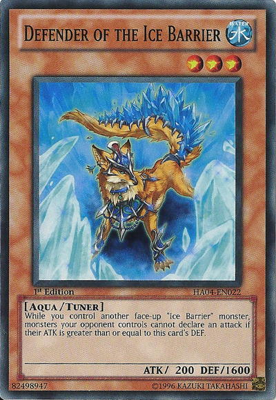 Defender of the Ice Barrier [HA04-EN022] Super Rare | Devastation Store