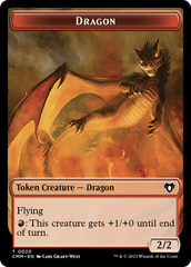 Servo // Dragon (0020) Double-Sided Token [Commander Masters Tokens] | Devastation Store