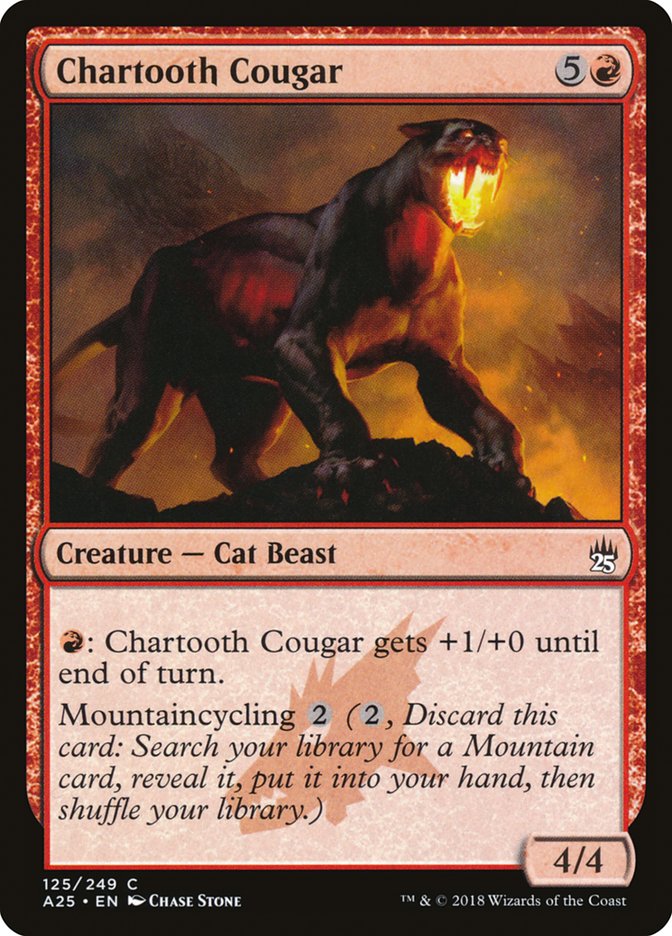 Chartooth Cougar [Masters 25] - Devastation Store | Devastation Store