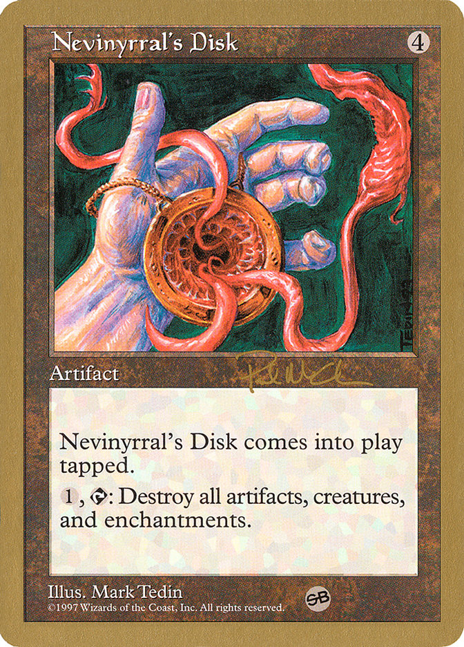 Nevinyrral's Disk (Paul McCabe) (SB) [World Championship Decks 1997] | Devastation Store