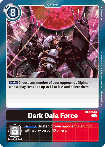 Dark Gaia Force [BT8-105] [New Awakening] | Devastation Store