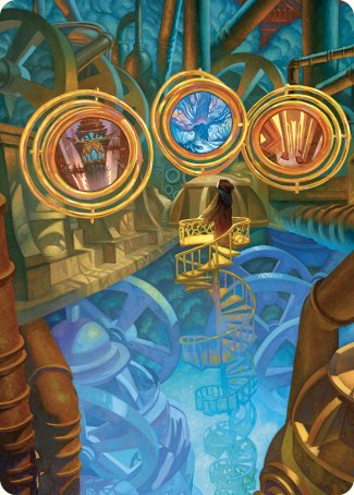 Extraplanar Lens Art Card [Commander Masters Art Series] | Devastation Store