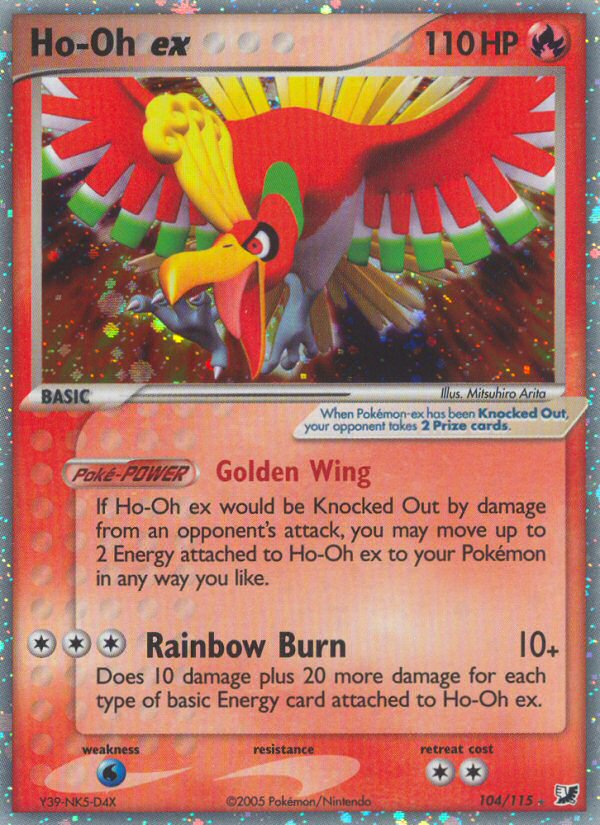 Ho-Oh ex (104/115) [EX: Unseen Forces] | Devastation Store