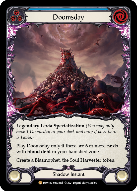 Doomsday (Cold Foil) [MON189-CF] 1st Edition Cold Foil - Devastation Store | Devastation Store