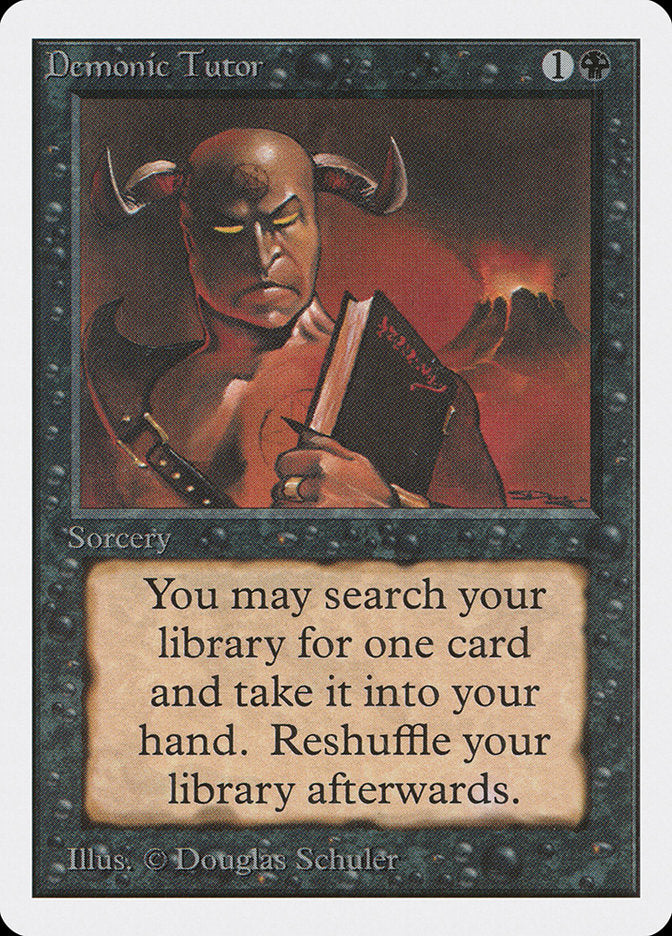 Demonic Tutor [Unlimited Edition] | Devastation Store