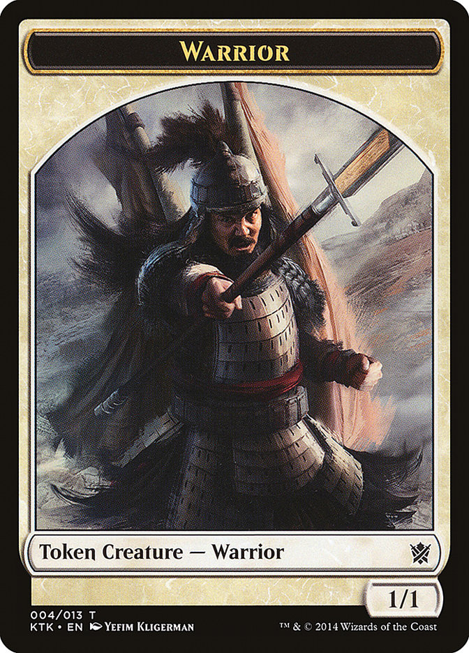 Warrior (004/013) [Khans of Tarkir Tokens] | Devastation Store