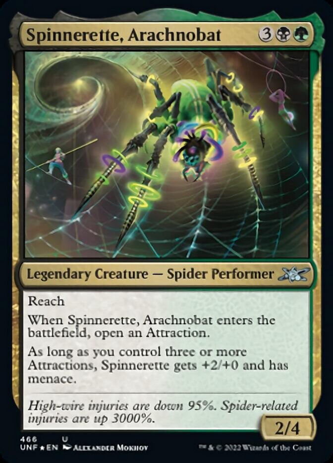 Spinnerette, Arachnobat (Galaxy Foil) [Unfinity] | Devastation Store