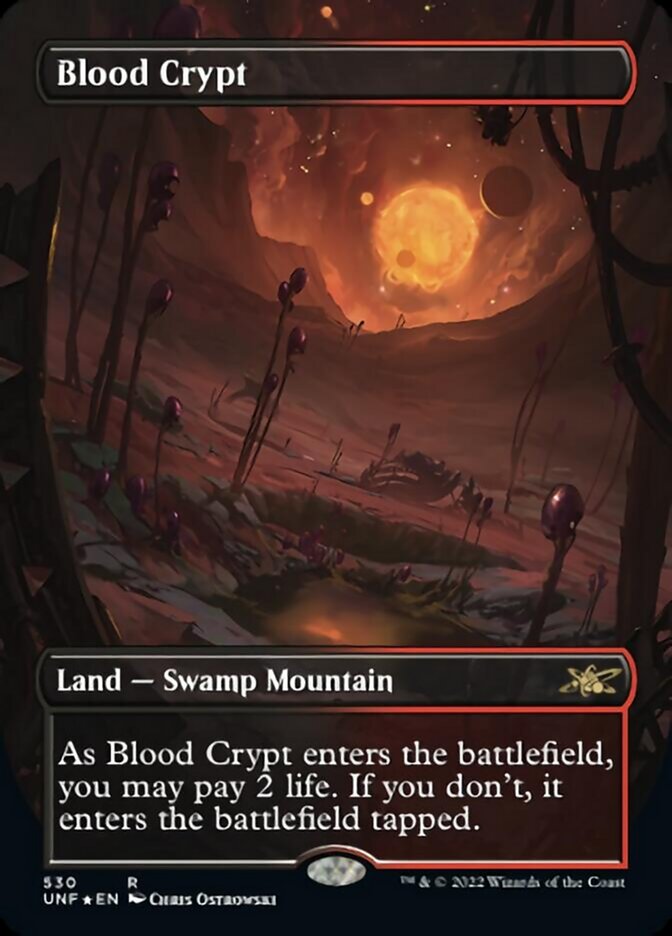 Blood Crypt (Borderless) (Galaxy Foil) [Unfinity] | Devastation Store