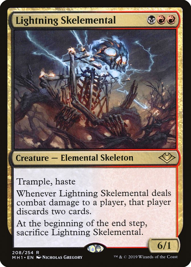 Lightning Skelemental [Modern Horizons] | Devastation Store