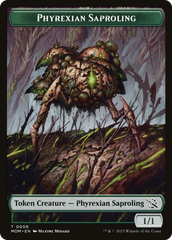 Treasure (20) // Phyrexian Saproling Double-Sided Token [March of the Machine Tokens] | Devastation Store