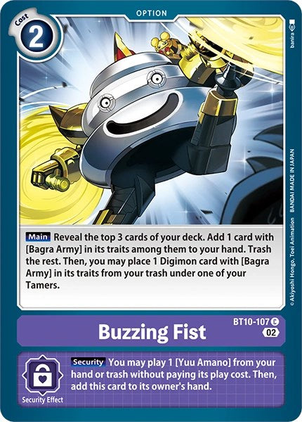 Buzzing Fist [BT10-107] [Revision Pack Cards] | Devastation Store