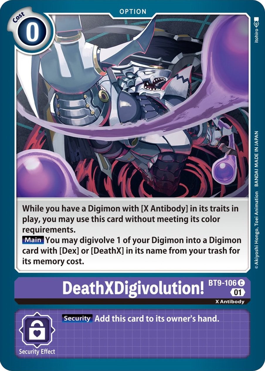 DeathXDigivolution! [BT9-106] [X Record] | Devastation Store