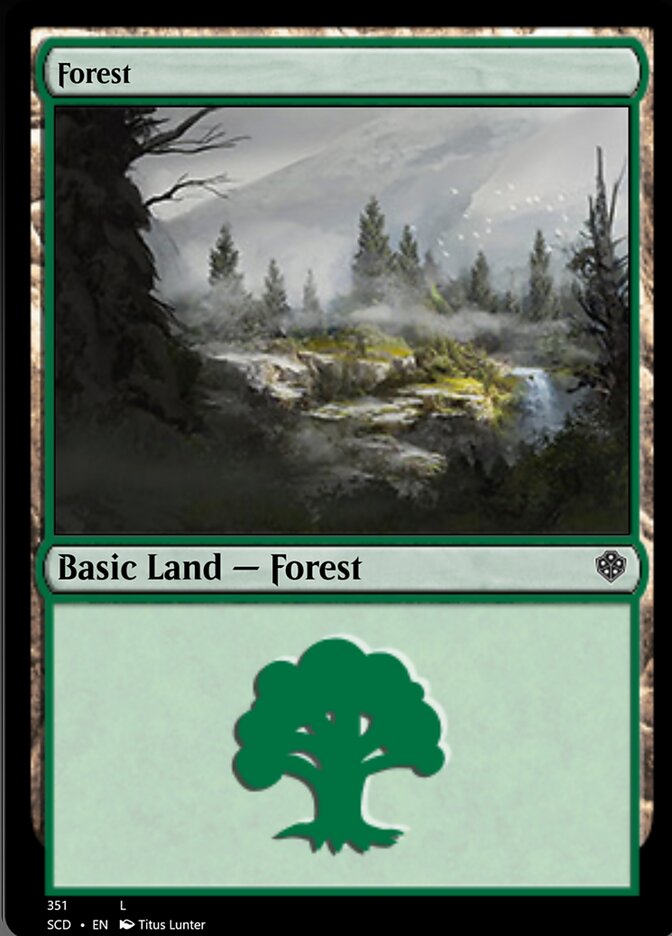 Forest (351) [Starter Commander Decks] | Devastation Store