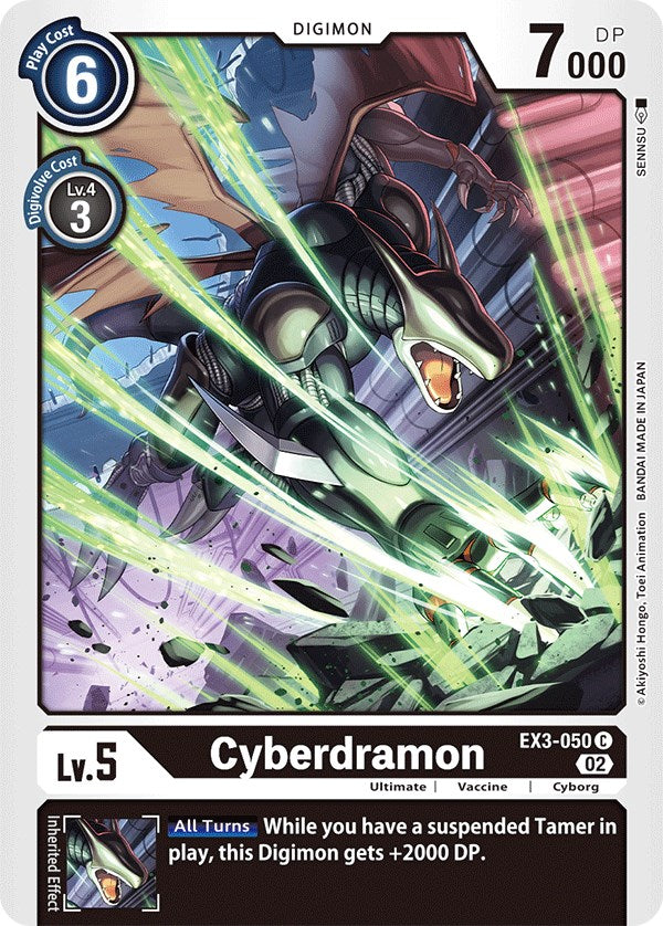 Cyberdramon [EX3-050] [Draconic Roar] | Devastation Store