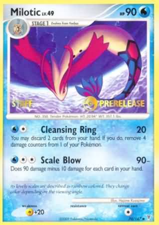 Milotic (70/147) (Staff Prerelease Promo) [Nintendo: Black Star Promos] | Devastation Store