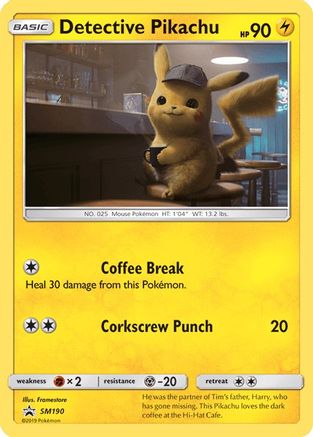 Detective Pikachu (SM190) [Sun & Moon: Black Star Promos] | Devastation Store