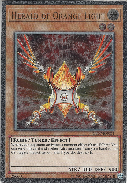 Herald of Orange Light [OP07-EN001] Ultimate Rare | Devastation Store